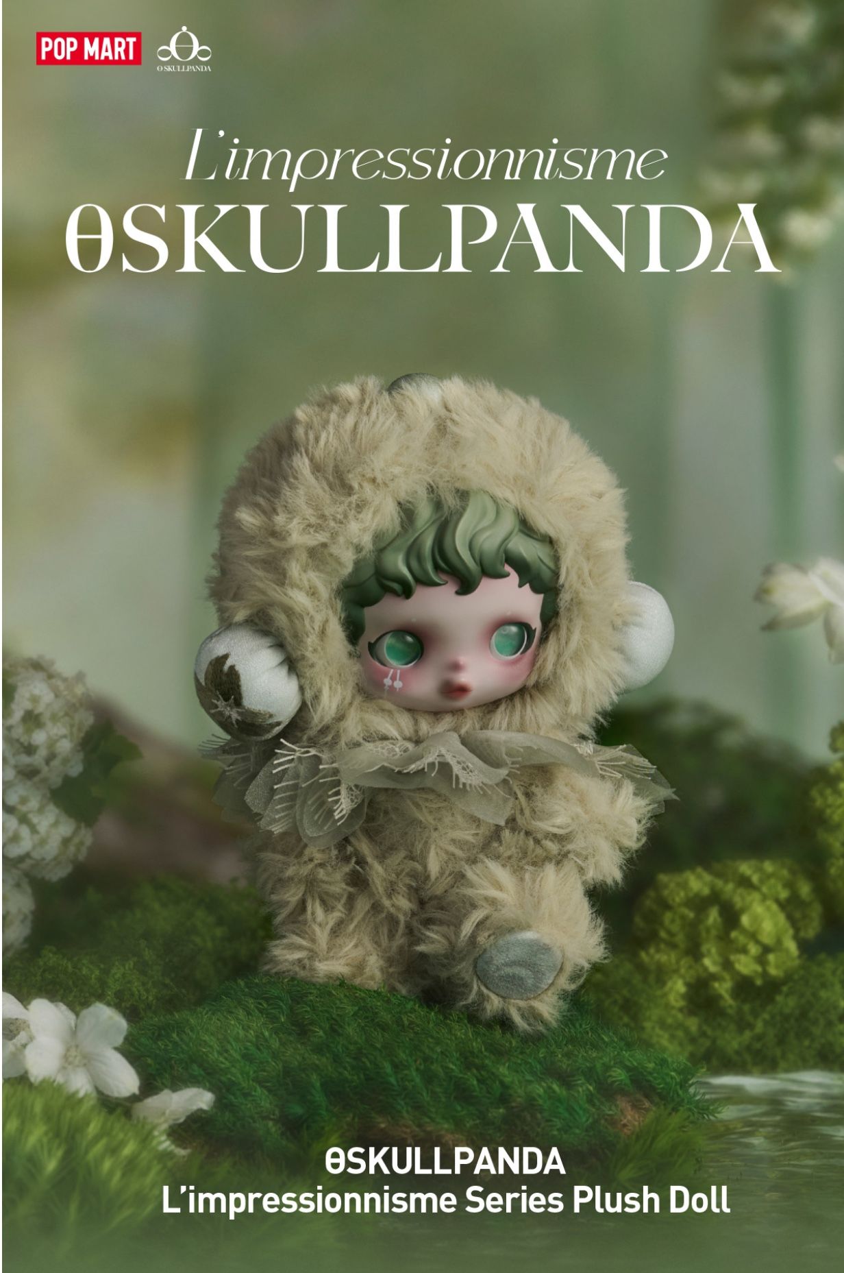 OSKULLPANDA L'impressionnisme Series Plush Doll