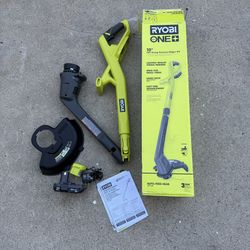 RYOBI ONE+ 18V 10 in. Cordless Battery String Trimmer/Edger with 2.0 Ah Battery and Charger