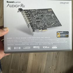 Creative Sound Blaster Audigy PCIe RX 7.1 Sound Card with High Performance Headphone Amp
