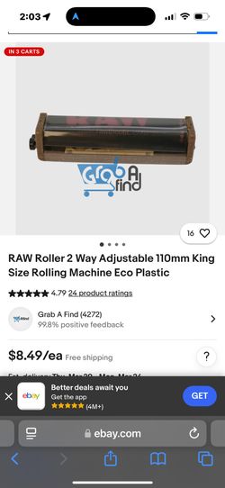 Raw Paper rolling Machines 12 Count Box
