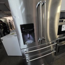 KITCHENAID 4 DOOR STAINLESS STEEL REFRIGERATOR
