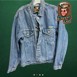 Vintage Harley Davison Denim Jacket Size M