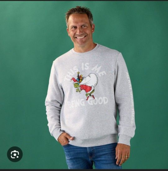 Grinch Sweat Shirt XL