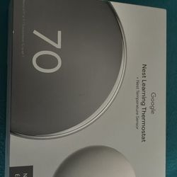 Google Nest Learning Thermostat + Nest Temperature Sensor 