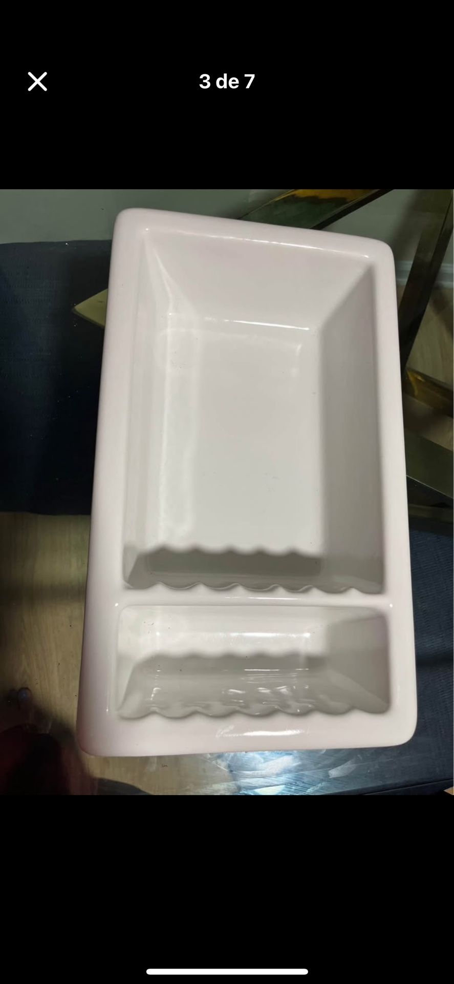 Ceramic shower niche