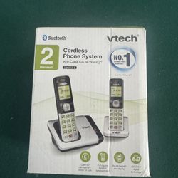 VTech CS6719-2 Cordless Phone System w/ 2 Handsets | Caller ID | Bluetooth | DECT 6.0 