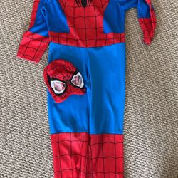 Halloween Spider-Man Costume Ages 2-4 Good Used Condition