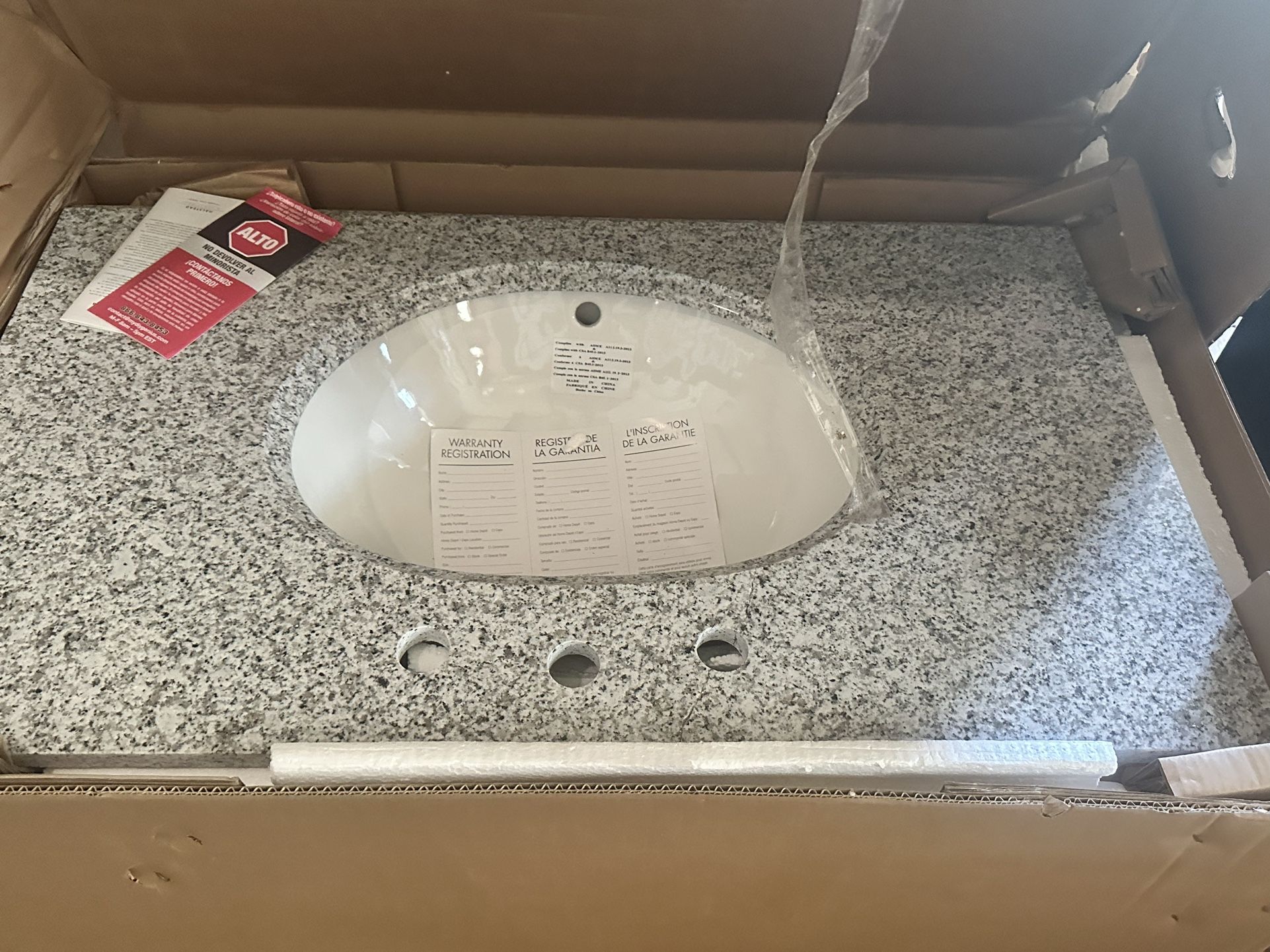 Halstead International Granite Vanity Top