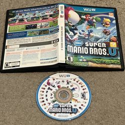 New Super Mario Bros. U (Nintendo Wii U, 2012) No Manual Tested
