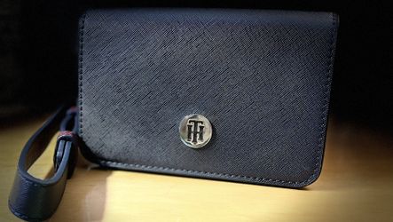 Tommy Hifiget Wide Flap Belt & Crossbody Purse