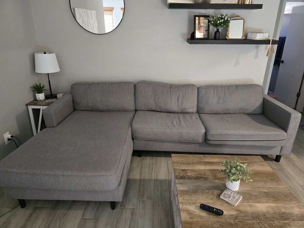 Gray Sectional Couch