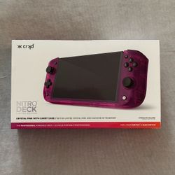 CRKD Nitro Deck Crystal Pink for Nintendo Switch and Switch OLED