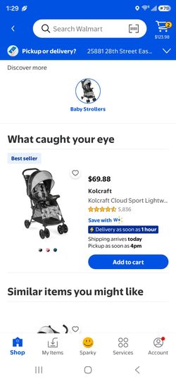 Kolcraft Cloud Sport stroller