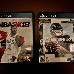Madden 21 And NBA2k18