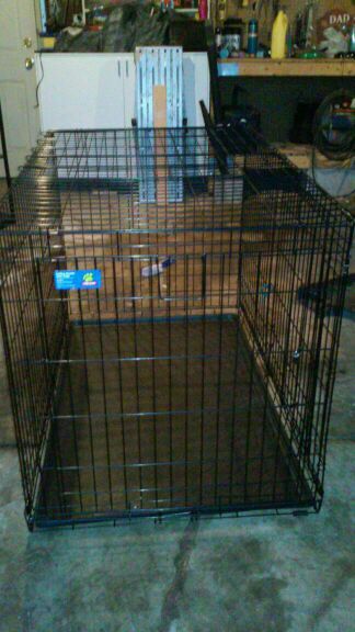 Top Paw Extra Large Dog Crate Folding Double Door Crate For Sale