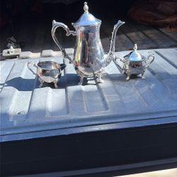 Silver Plated Coffee Service By Sheridan Silver Co. 