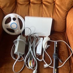Wii Console Backwards Compatible W/Controllers and 14 Games (read The Description)