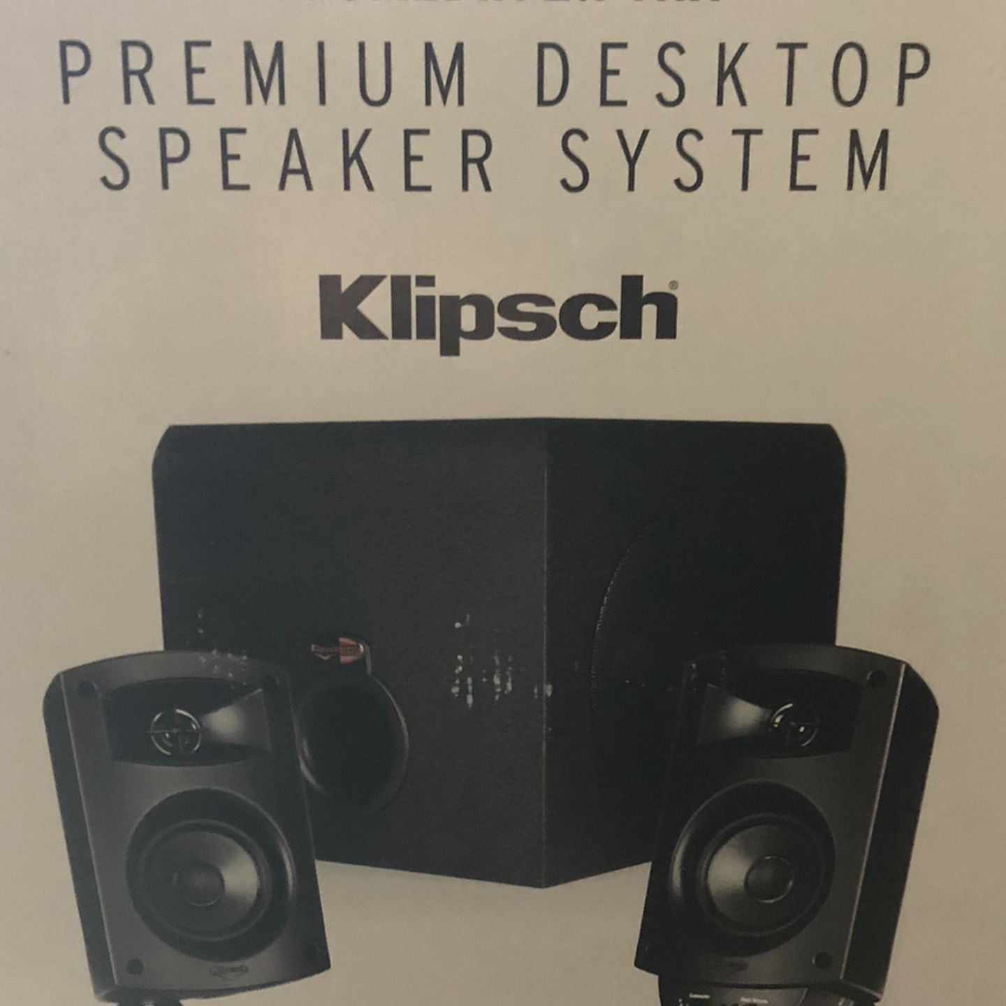 Premium Klipsch Desktop Speakers 2.1 THX 