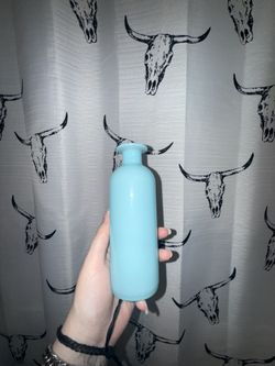 Light Blue Decorative Bottle
