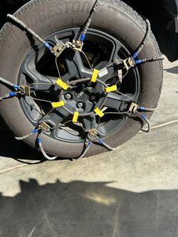 2 Sets So Total Of 4 Tire Cables/chains 