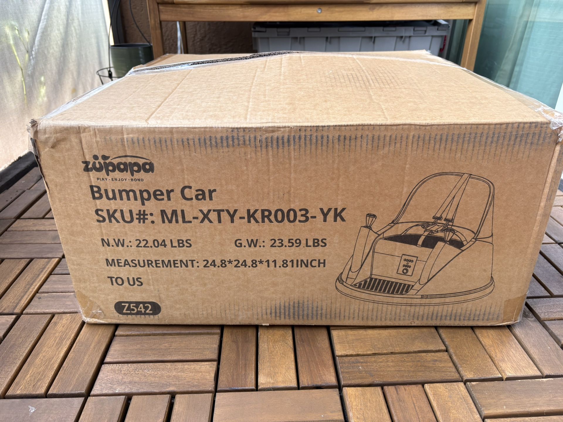 Bumper Car for Kids / Carrito para Niños