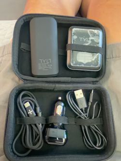 TYLT Portable Charger Travel Kit – Power Bank, Wall & Car Chargers