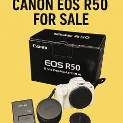Canon EOS R50 (white)  📸