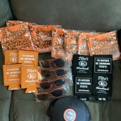 Tito’s Vodka Lot ( Hat, Sunglasses, Coozies, & Durags)