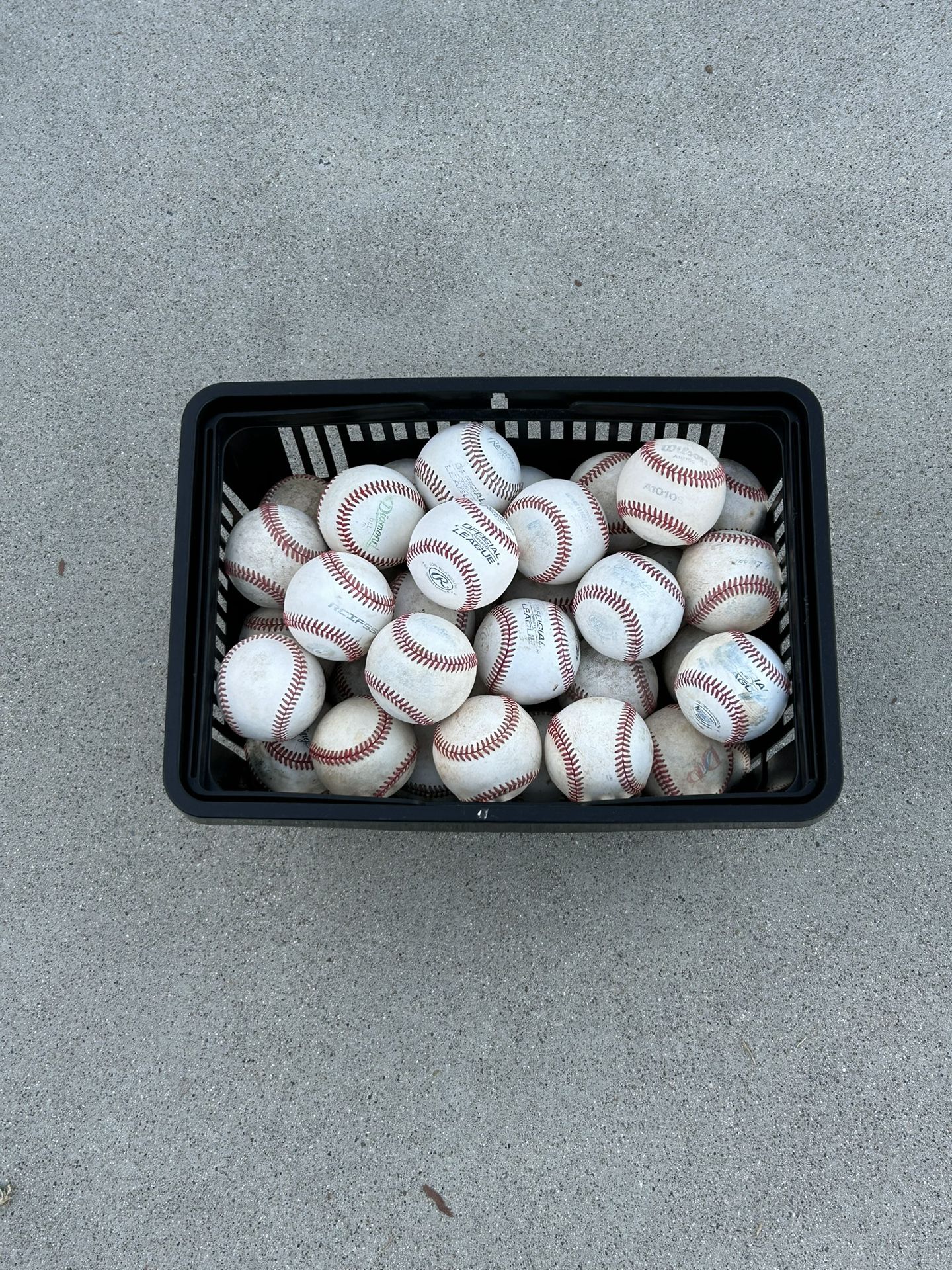 Lot Of 50 ALL LEATHER Baseballs. $88. That’s $1.75 Each For ALL LEATHER Baseballs.