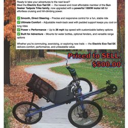 Recumbent Electric Bike