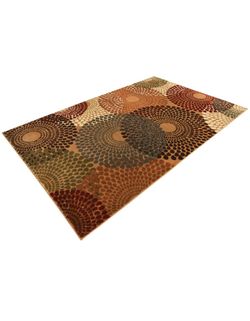 Multicolor rectangular Pattern Area Rug