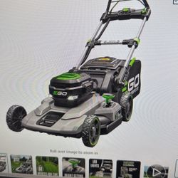 Ego Power Mower 7.5 Bat +rapid Charger New In Box