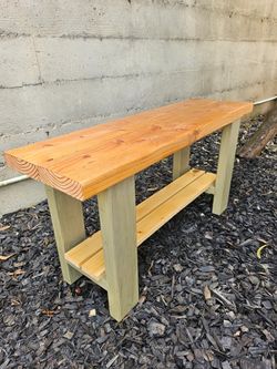 Handmade Wooden 3ft Shoe/Entryway Bench