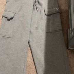 GREY WIDE LEGGED PRO CLUB 