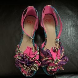 Cute Floral Dress Up Kids Shoe