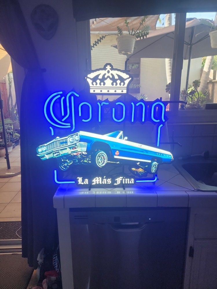 Corona Neon Sign With IMPALA