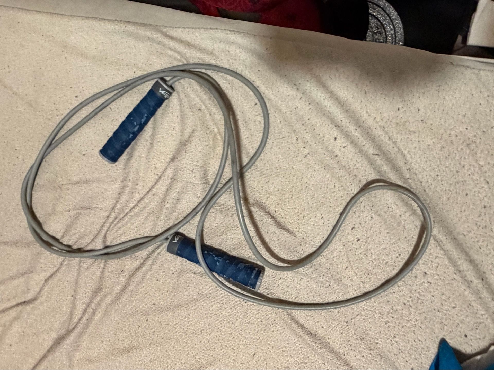 Jump rope and various books
