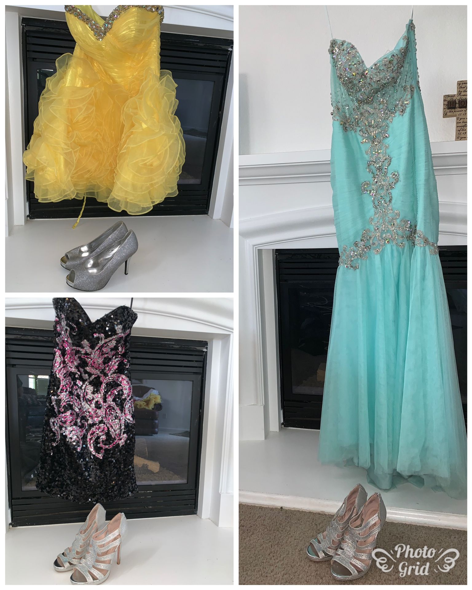 Prom dresses & shoes