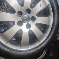 17 Inch Toyota Camry Wheels And Tires (contact info removed); Bridgestone Tires 80 Percent 