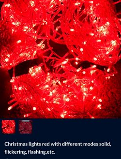 Christmas lights work great! Have different modes