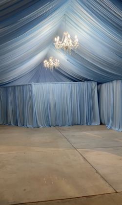 Tent draping/pipe and drape