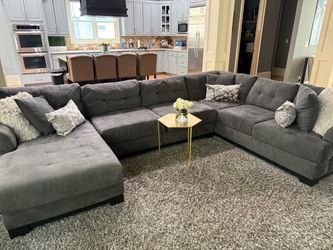 Blue-Gray Sectional from Macy's