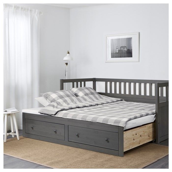 IKEA Hemnes Day Bed, Gray, Twin, Mattress Not Included