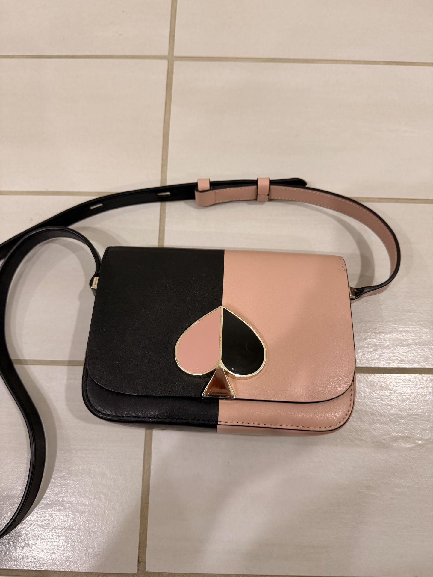 Kate Spade Crossbody Bag – Pink/Black Colorblock