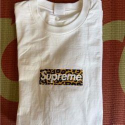 cheetah print supreme shirt