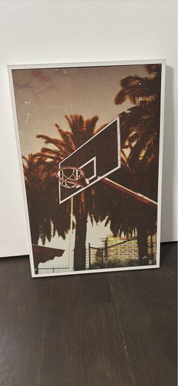 Wall Art - Basketball Hoop Canvas