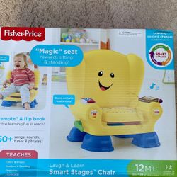 FISHER-PRICE LAUGH & LEARN SMART STAGES CHAIR 150+ SONGS,SOUNDS,TUNES & PHRASES
