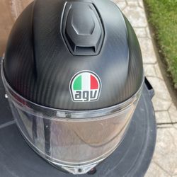 Reduced To $300. AGV Sportmodular  Carbon Helmet 