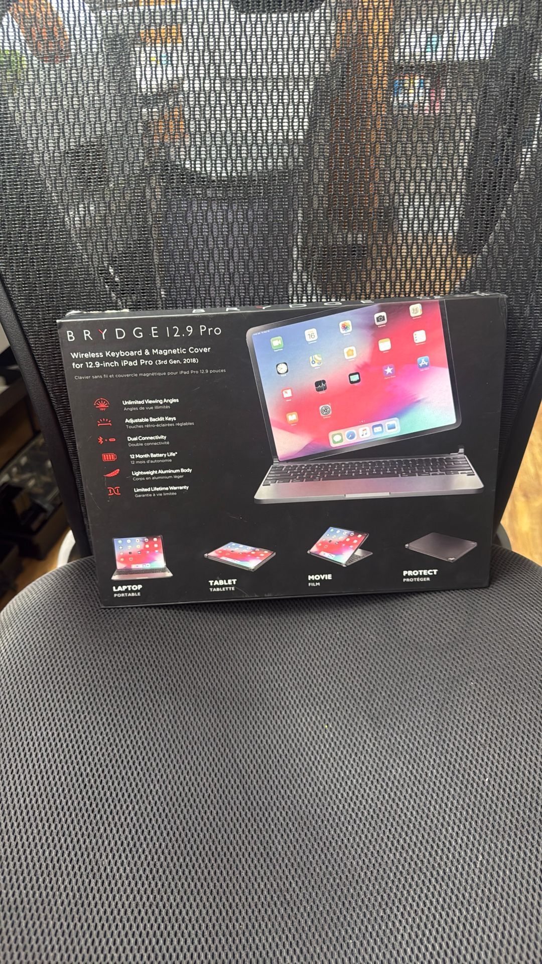 iPad Pro 3th Gen 12.9 “ Bridge Wireless Magnetic Keyboard