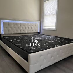 NEW Bed Frame & Matress - In Box Delivery Included